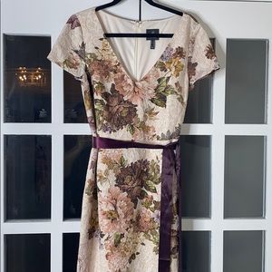 Full length floral gown